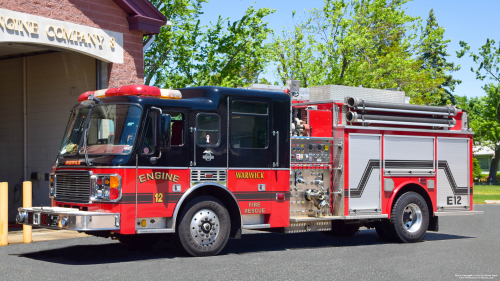 Warwick Fire Department Apponaug Fire Engine 1 Ladder 1 Rescue I Rhode Island 