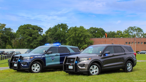 Additional photo  of Massachusetts State Police
                    Cruiser 1076, a 2021 Ford Police Interceptor Utility Hybrid                     taken by Kieran Egan