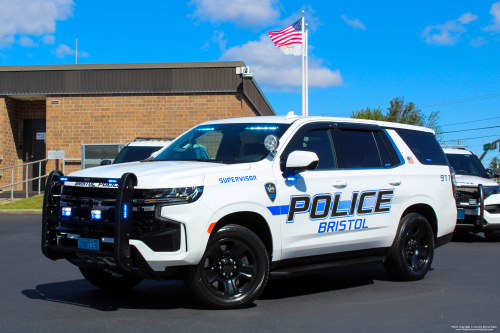 Additional photo  of Bristol Police
                    Cruiser 105, a 2021 Chevrolet Tahoe                     taken by Kieran Egan