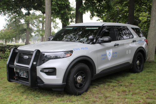 Additional photo  of Rhode Island State Police
                    Cruiser 101, a 2020 Ford Police Interceptor Utility                     taken by Kieran Egan