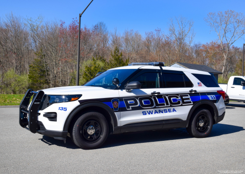 Additional photo  of Swansea Police
                    Cruiser 135, a 2021 Ford Police Interceptor Utility                     taken by Kieran Egan