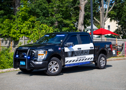 Additional photo  of Wilmington Police
                    Cruiser 40, a 2022 Ford F-150 Police Responder                     taken by Kieran Egan