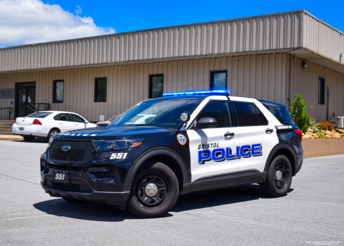 Additional photo  of Bristol Police
                    Cruiser 551, a 2020-2021 Ford Police Interceptor Utility                     taken by Kieran Egan