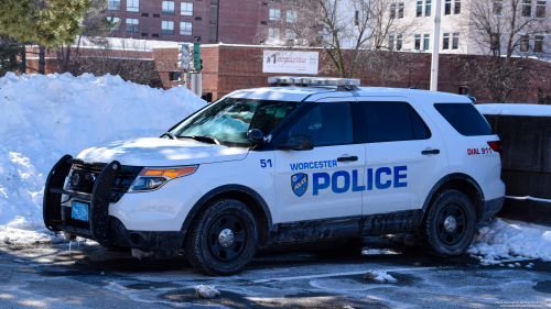 Additional photo  of Worcester Police
                    Cruiser 51, a 2015 Ford Police Interceptor Utility                     taken by Nicholas You