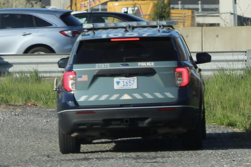 Additional photo  of Massachusetts State Police
                    Cruiser 1657, a 2022 Ford Police Interceptor Utility Hybrid                     taken by @riemergencyvehicles