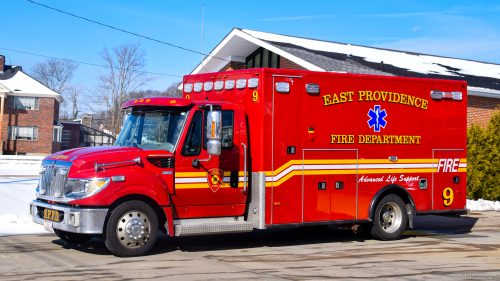 Additional photo  of East Providence Fire
                    Rescue 9, a 2015 International TerraStar                     taken by Kieran Egan