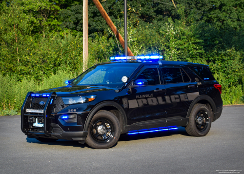 Additional photo  of Plainville Police
                    Cruiser 308, a 2021 Ford Police Interceptor Utility                     taken by Kieran Egan