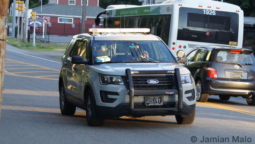 Additional photo  of Rhode Island State Police
                    Cruiser 197, a 2017 Ford Police Interceptor Utility                     taken by Kieran Egan