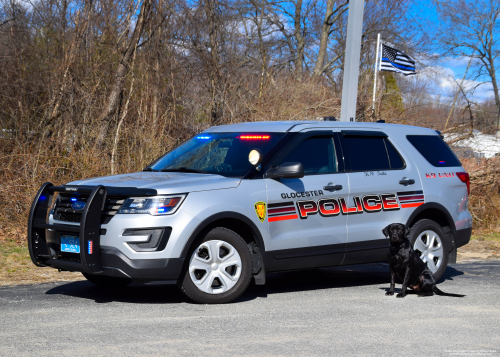 Additional photo  of Glocester Police
                    Cruiser 524, a 2017 Ford Police Interceptor Utility                     taken by Kieran Egan