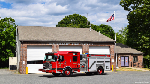 Additional photo  of Cumberland Fire
                    Engine 1, a 2022 E-One Cyclone                     taken by Kieran Egan