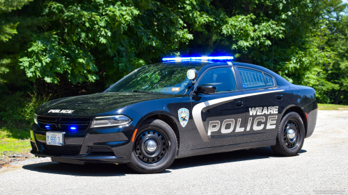 Additional photo  of Weare Police
                    Car 3, a 2018 Dodge Charger                     taken by Kieran Egan