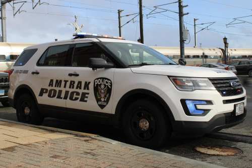 Additional photo  of Amtrak Police
                    Cruiser 109, a 2016-2019 Ford Police Interceptor Utility                     taken by Kieran Egan