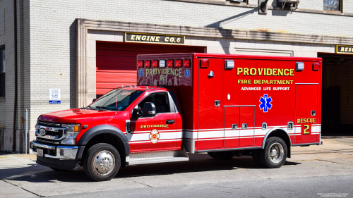 Additional photo  of Providence Fire
                    Rescue 2, a 2021 Ford F-550/Road Rescue                     taken by Kieran Egan