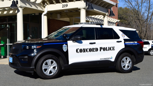 Additional photo  of Concord Police
                    Car 5, a 2020 Ford Police Interceptor Utility Hybrid                     taken by Kieran Egan