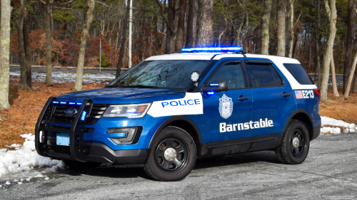 Additional photo  of Barnstable Police
                    E-213, a 2018 Ford Police Interceptor Utility                     taken by Luke Tougas