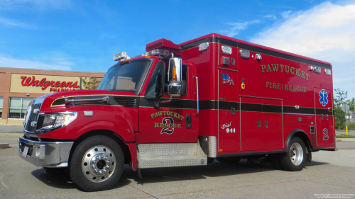 Additional photo  of Pawtucket Fire
                    Rescue 2, a 2013 International TerraStar                     taken by Kieran Egan