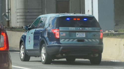 Additional photo  of Massachusetts State Police
                    Cruiser 1635, a 2013 Ford Police Interceptor Utility                     taken by Kieran Egan