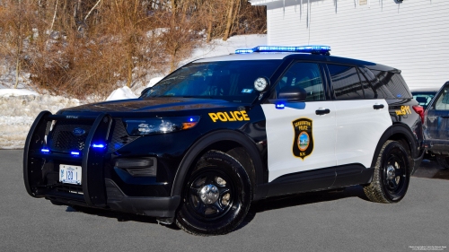Additional photo  of Sanbornton Police
                    Car 1, a 2020 Ford Police Interceptor Utility Hybrid                     taken by Kieran Egan