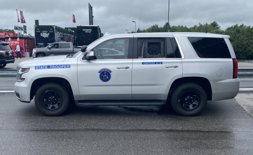 Additional photo  of Maine State Police
                    Cruiser 828, a 2015-2019 Chevrolet Tahoe                     taken by @riemergencyvehicles