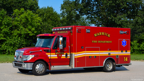 Additional photo  of Warwick Fire
                    Rescue 14, a 2013 International TerraStar/PL Custom                     taken by @riemergencyvehicles