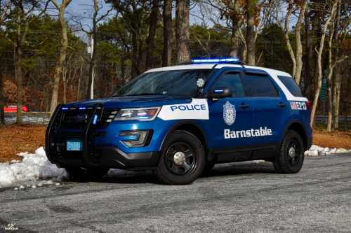 Additional photo  of Barnstable Police
                    E-213, a 2018 Ford Police Interceptor Utility                     taken by Kieran Egan