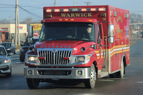 Additional photo  of Warwick Fire
                    Rescue 14, a 2013 International TerraStar/PL Custom                     taken by Kieran Egan