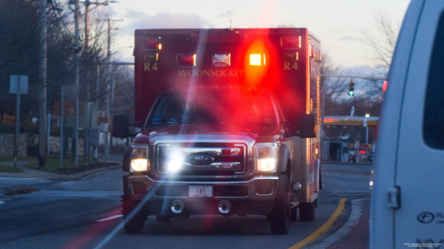 Additional photo  of Woonsocket Fire
                    Rescue 4, a 2016 Ford F-550                     taken by Kieran Egan