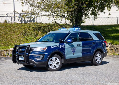 Additional photo  of Massachusetts State Police
                    Cruiser 2032, a 2018 Ford Police Interceptor Utility                     taken by Kieran Egan