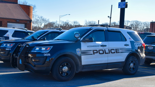 Additional photo  of Woonsocket Police
                    Cruiser 302, a 2017 Ford Police Interceptor Utility                     taken by Kieran Egan