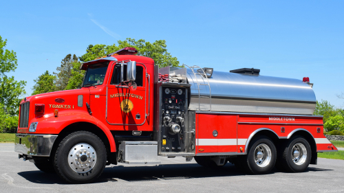 Additional photo  of Middletown Fire
                    Tanker 1, a 2004 Peterbuilt                     taken by Kieran Egan