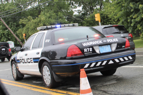 Additional photo  of Warwick Police
                    Cruiser R-72, a 2009-2011 Ford Crown Victoria Police Interceptor                     taken by Kieran Egan