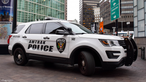 Additional photo  of Amtrak Police
                    Cruiser 141, a 2016-2017 Ford Police Interceptor Utility                     taken by Kieran Egan