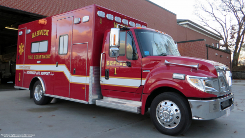 Additional photo  of Warwick Fire
                    Rescue 1, a 2014 International TerraStar/PL Custom                     taken by @riemergencyvehicles