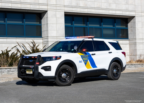Additional photo  of New Jersey State Police
                    Cruiser 865, a 2023 Ford Police Interceptor Utility                     taken by Kieran Egan