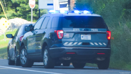 Additional photo  of Massachusetts State Police
                    Cruiser 731, a 2018 Ford Police Interceptor Utility                     taken by Kieran Egan