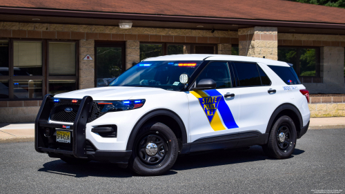 Additional photo  of New Jersey State Police
                    Cruiser 453A, a 2021 Ford Police Interceptor Utility                     taken by Kieran Egan