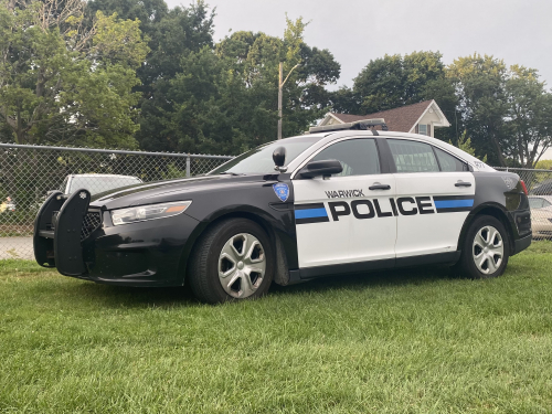 Additional photo  of Warwick Police
                    Cruiser R-77, a 2015 Ford Police Interceptor Sedan                     taken by @riemergencyvehicles