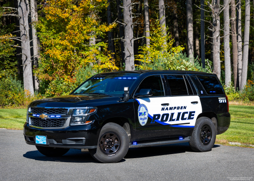 Additional photo  of Hampden Police
                    Car 2, a 2019 Chevrolet Tahoe                     taken by Kieran Egan