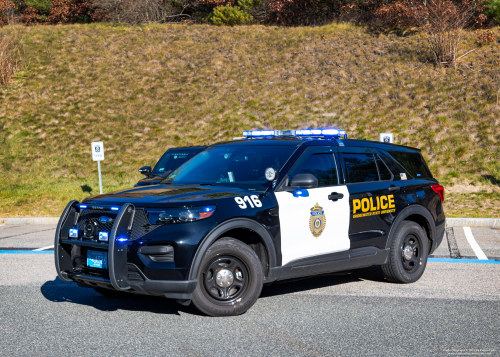 Additional photo  of Bridgewater State University Police
                    Cruiser 916, a 2021 Ford Police Interceptor Utility                     taken by Kieran Egan