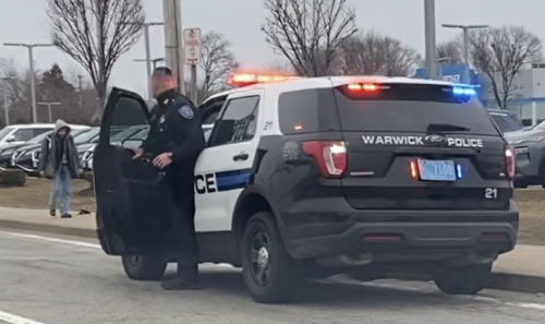Additional photo  of Warwick Police
                    Cruiser P-21, a 2019 Ford Police Interceptor Utility                     taken by @riemergencyvehicles