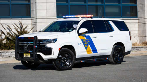 Additional photo  of New Jersey State Police
                    Cruiser 819, a 2022 Chevrolet Tahoe                     taken by Kieran Egan