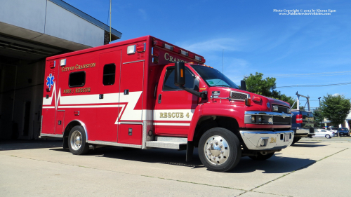 Additional photo  of Cranston Fire
                    Rescue 4, a 2008 Chevrolet C4500/Osage                     taken by Kieran Egan