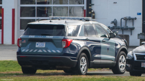 Additional photo  of Massachusetts State Police
                    Cruiser 1458, a 2020 Ford Police Interceptor Utility Hybrid                     taken by Kieran Egan