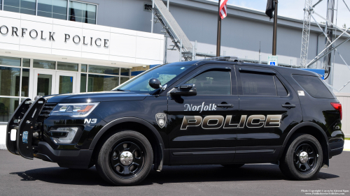 Additional photo  of Norfolk Police
                    N-3, a 2018 Ford Police Interceptor Utility                     taken by Kieran Egan