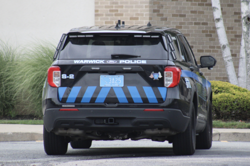 Additional photo  of Warwick Police
                    Cruiser S-2, a 2021 Ford Police Interceptor Utility                     taken by @riemergencyvehicles