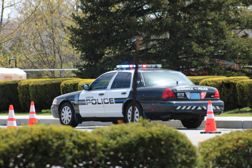 Additional photo  of Warwick Police
                    Cruiser R-72, a 2009-2011 Ford Crown Victoria Police Interceptor                     taken by Kieran Egan