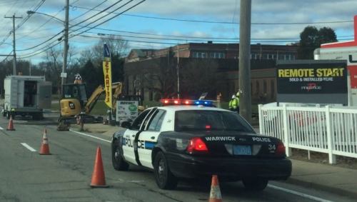 Additional photo  of Warwick Police
                    Cruiser R-34, a 2009-2011 Ford Crown Victoria Police Interceptor                     taken by Kieran Egan