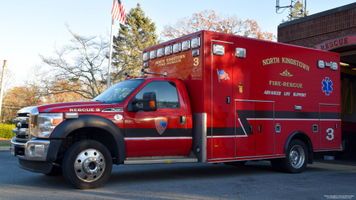 Additional photo  of North Kingstown Fire
                    Rescue 3, a 2016 Ford F-450 4x4                     taken by Kieran Egan
