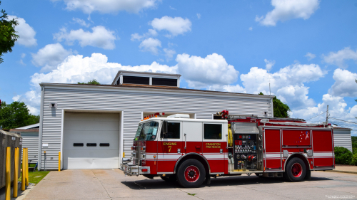 Additional photo  of Cranston Fire
                    Engine 7, a 2006 Pierce Contender                     taken by Kieran Egan