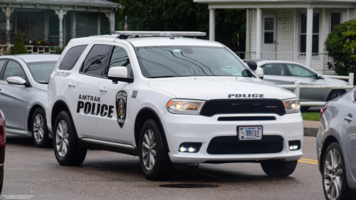 Additional photo  of Amtrak Police
                    Cruiser 100, a 2019 Dodge Durango                     taken by @riemergencyvehicles